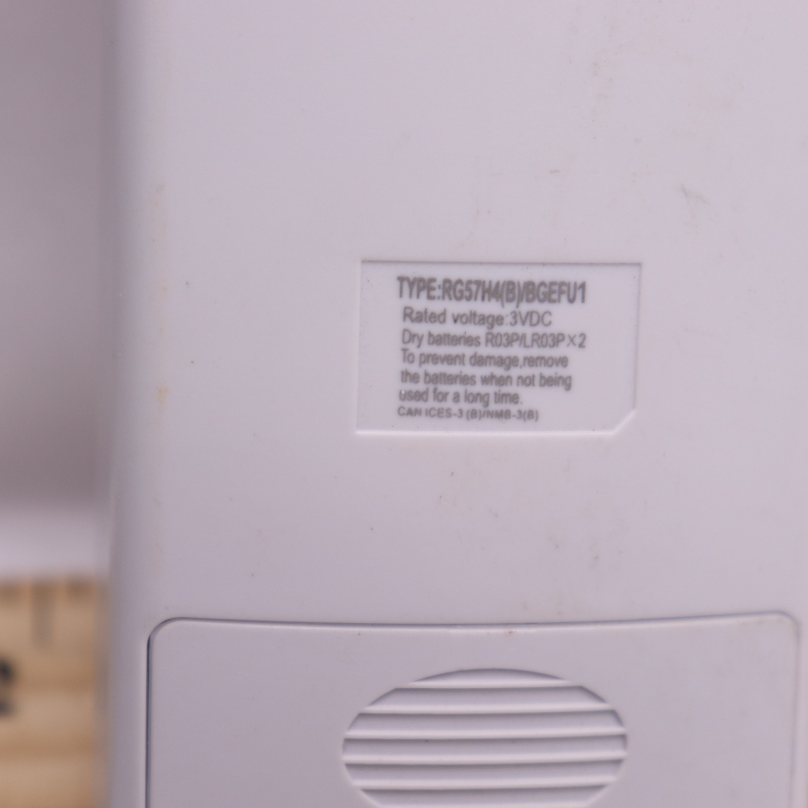 Toshiba Air Conditioner Remote Control White RG57H4(B)BGEFU1