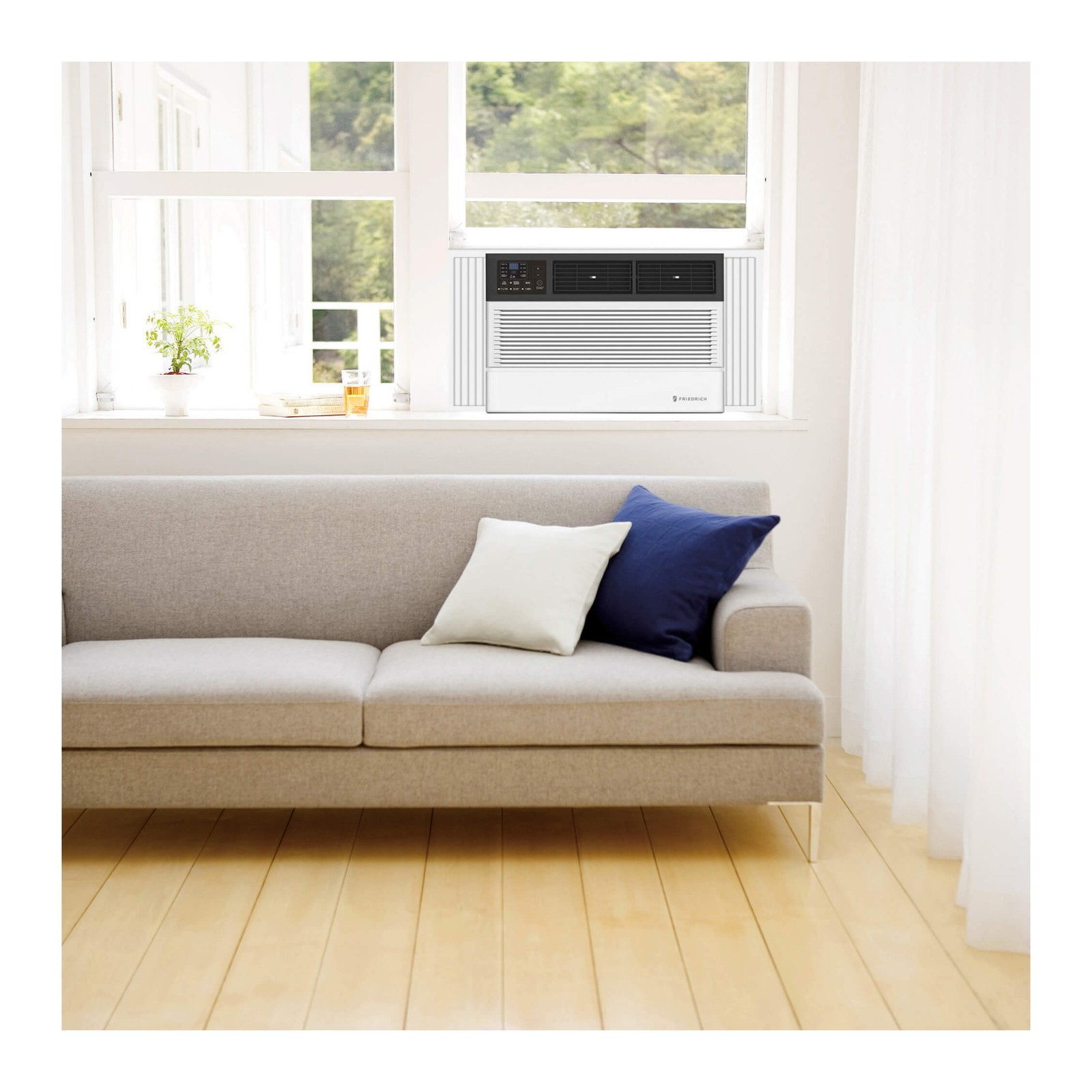 Friedrich CCF08B10C Chill Premier 8000 BTU Smart WiFi White Room Air Conditioner