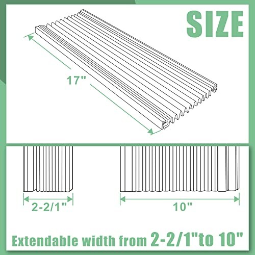 Window Air Conditioner Side Panels Kit, Adjustable Air Conditioner Replacement