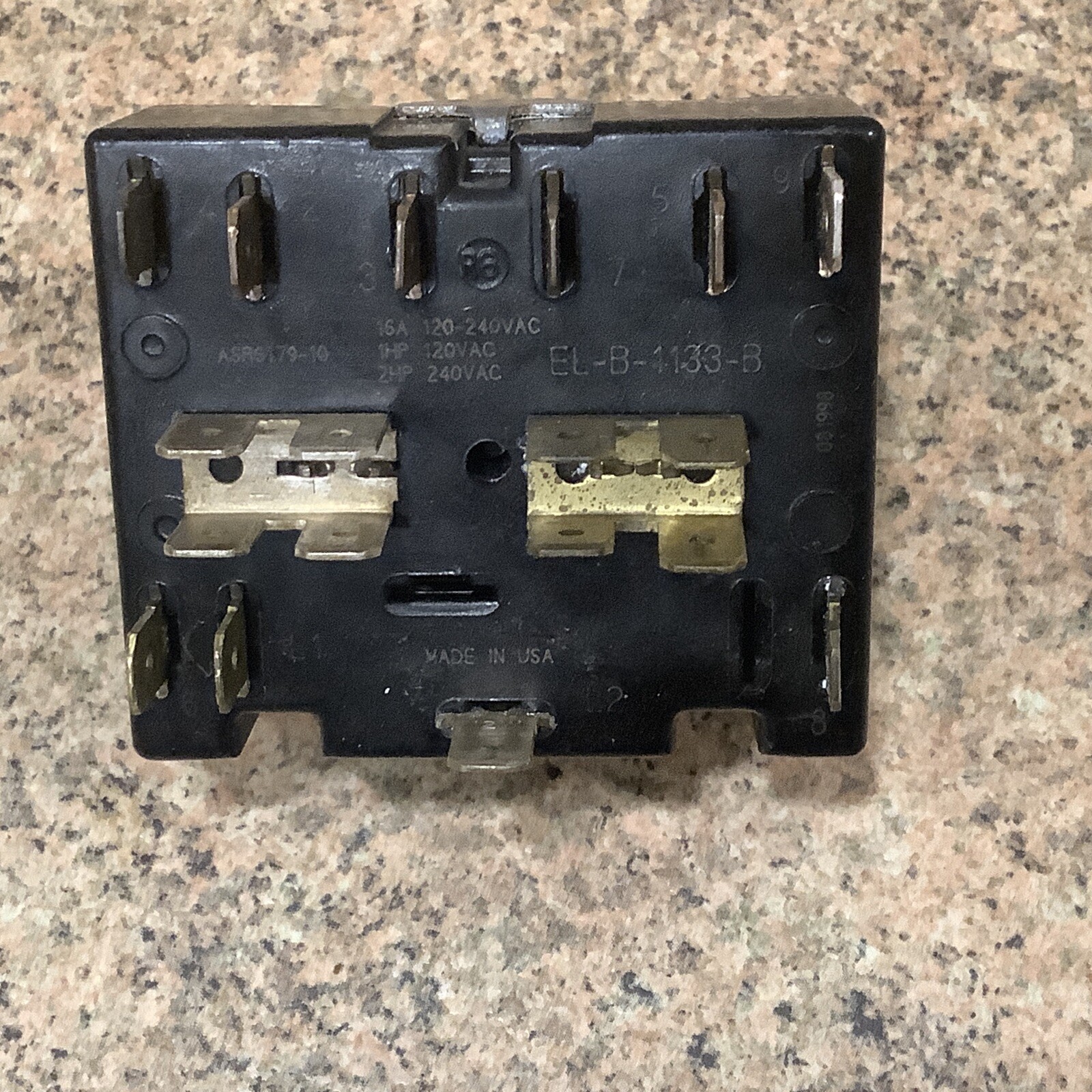Function Switch For Through The Wall AC ASR-6179-10 GE p/n EL-B-1133-B. 2speed.