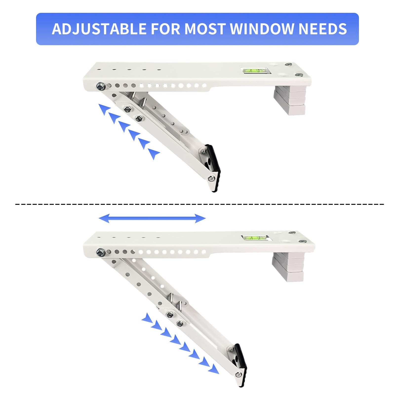 Universal Window AC Mount Bracket Up to 85 Lbs Indoor Installation Easy Install