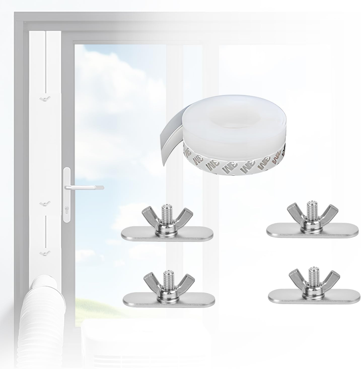 Portable Air Conditioner Window Kit Accessories Set