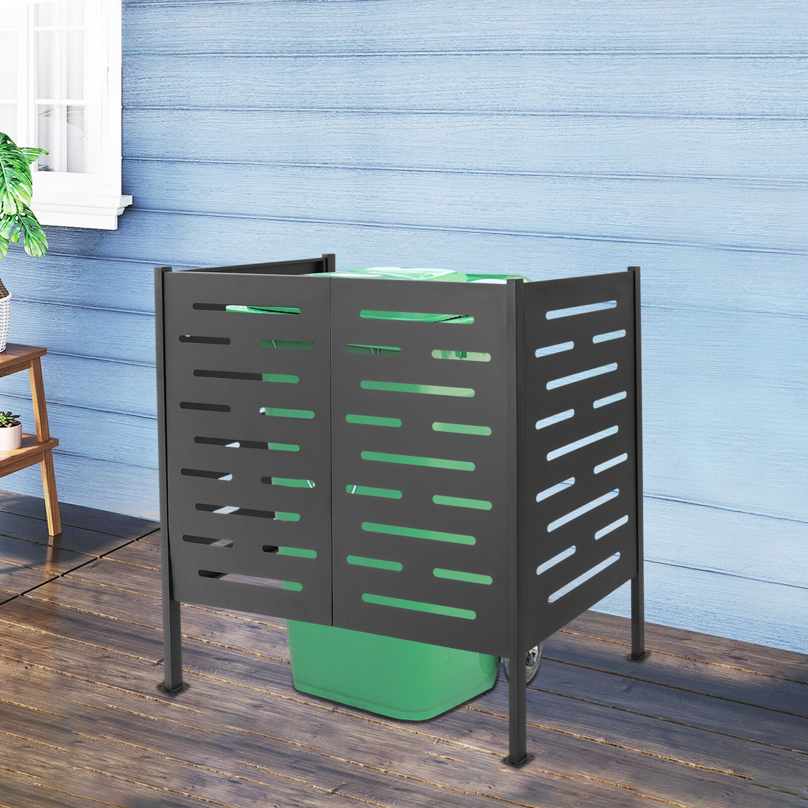 Air Conditioner Fence, Iron Outdoor Equipment Enclosure, Outside Privacy Fence