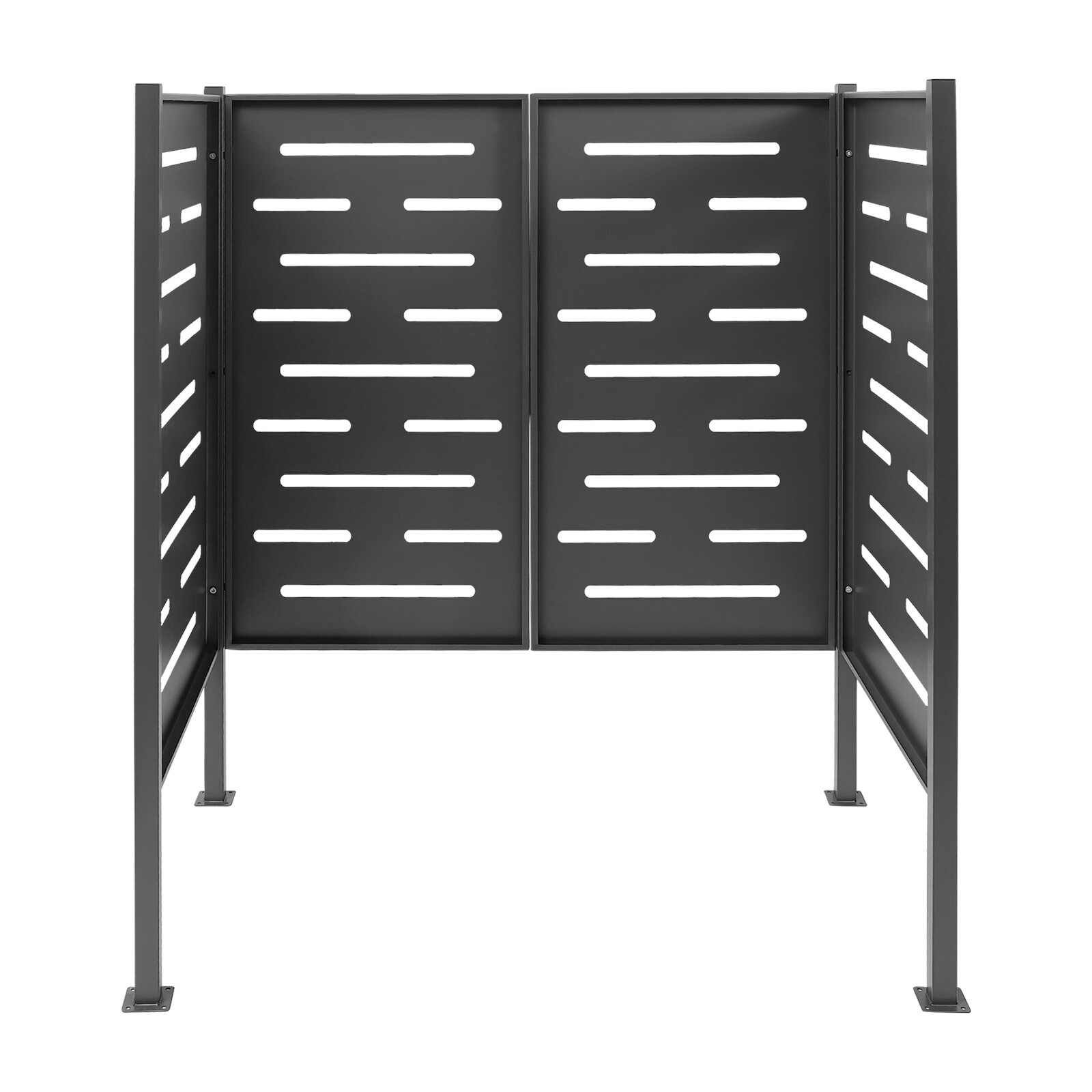 Air Conditioner Fence, Iron Outdoor Equipment Enclosure, Outside Privacy Fence