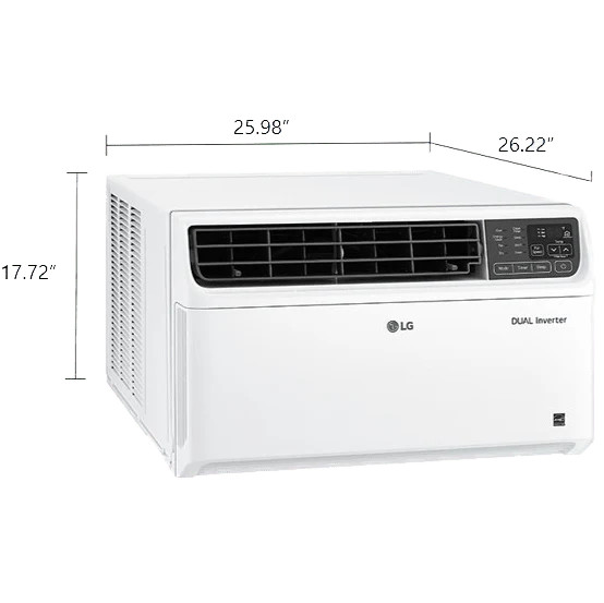 LG 18,000 BTU Dual Inverter Smart Wi-Fi Window Air Conditioner