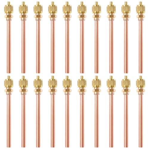 Service Access Valves Kit, 20PC Access Service Valve 1/4 » SAE x 1/4 » OD x