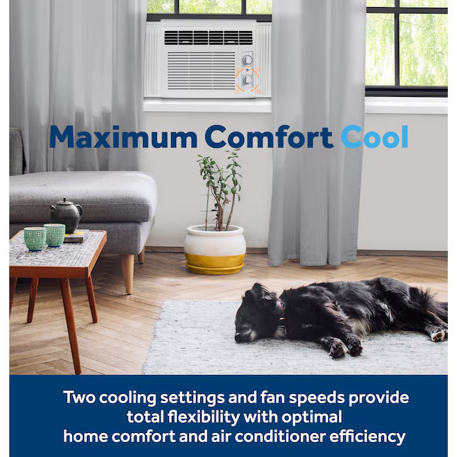 CLEARANCE !! GE Small Room Window Air Conditioner , ( 115-Volt , 5000-BTU )