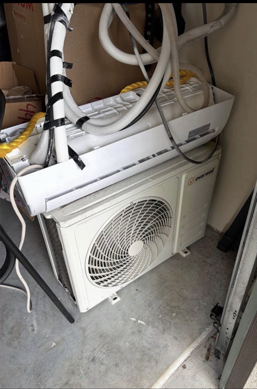 Everwell 12000 BTU A/C Unit ..MRL1213 Mini Split Air Conditioner