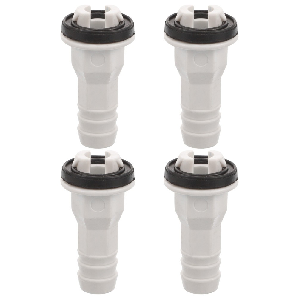 4 Pcs AC Drain Pipe Connector Plastic Adapter for Air Conditioning Hose Systems