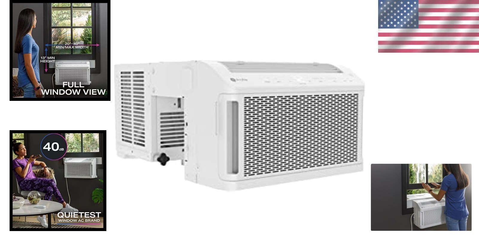 Ultra Quiet 10,300 BTU Inverter Air Conditioner for Medium Rooms – WiFi Control