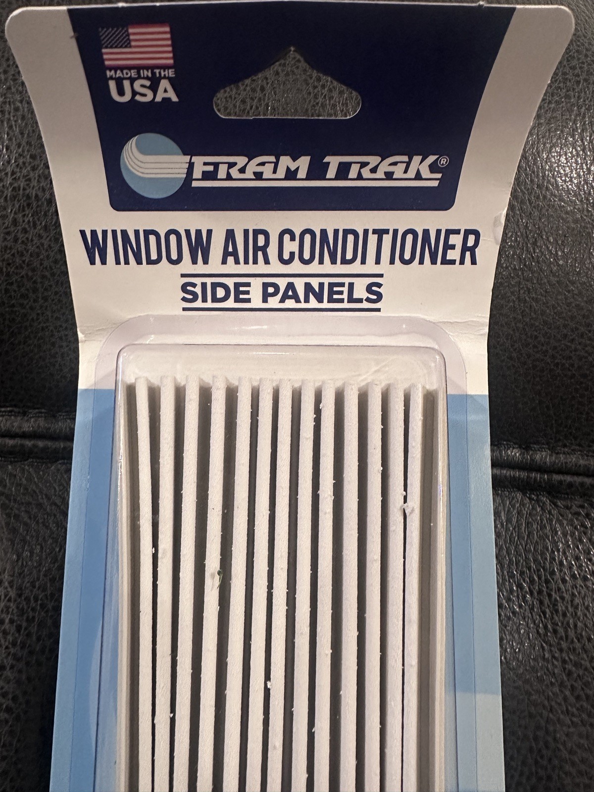 Window Air Conditioner Side Panel Peel & Stick Accordion FRAM TRAK NEW in Pack