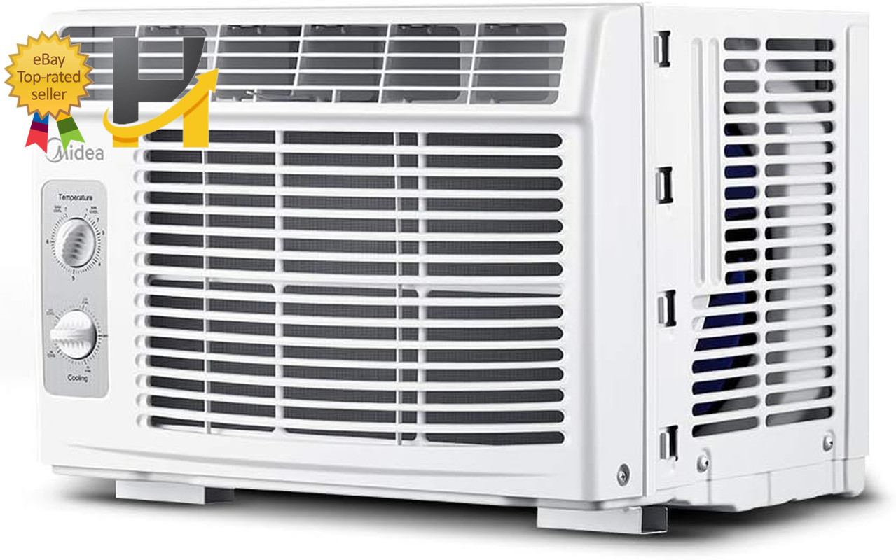 Midea 5000 BTU Easycool Small Window Air Conditioner Cool up to 150 Sq Ft NEW US