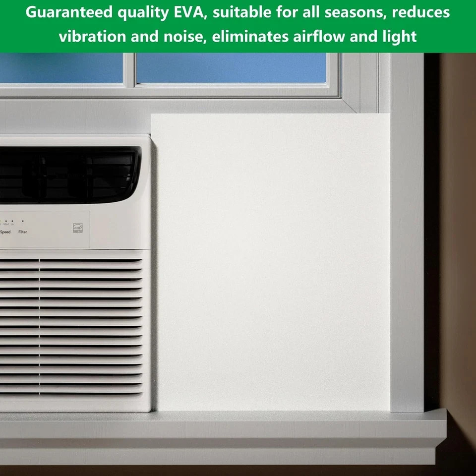 Window Air Conditioner Side Insulated Panel, Wintersummer Winter Heat and Draft