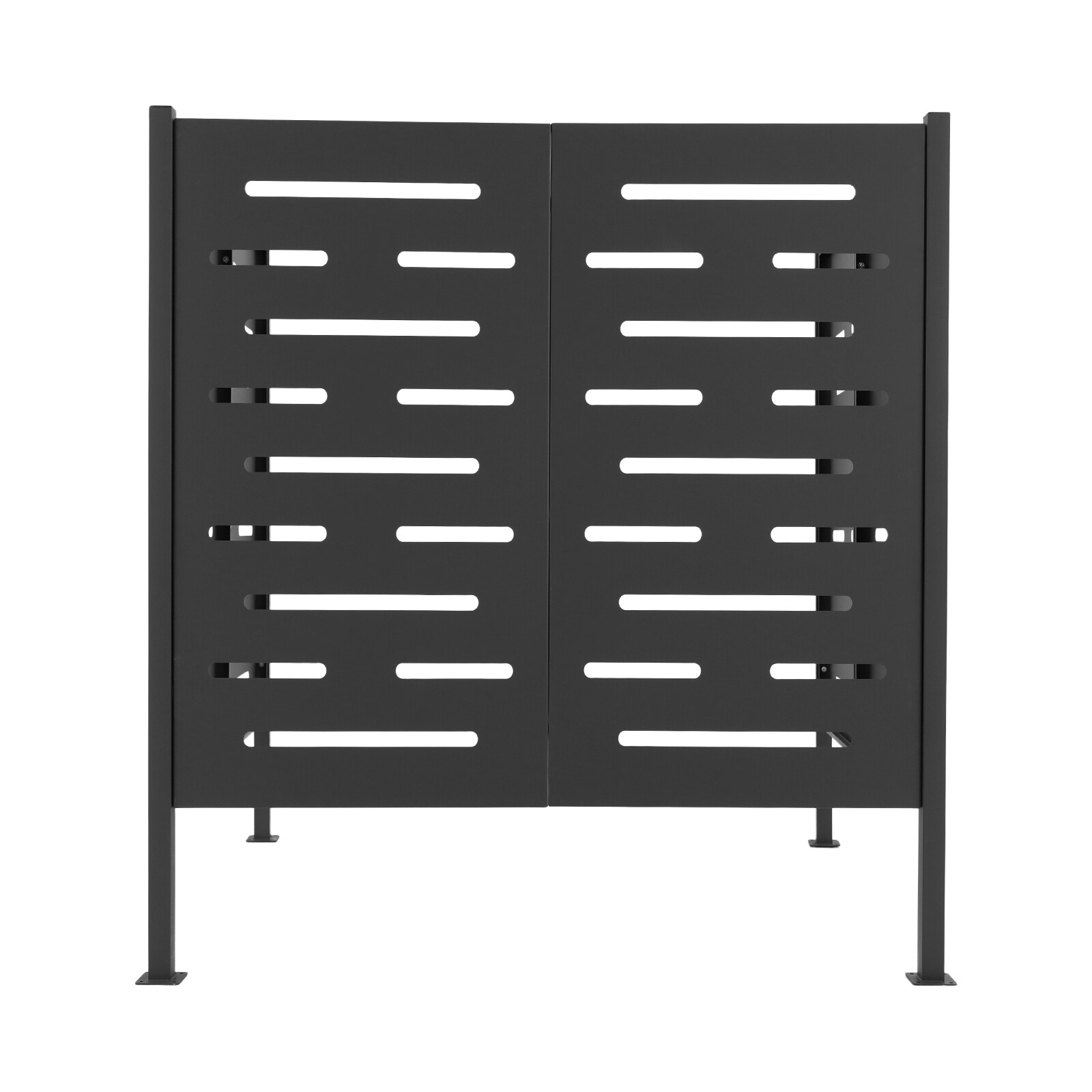 Air Conditioner Fence, Iron Outdoor Equipment Enclosure, Outside Privacy Fence