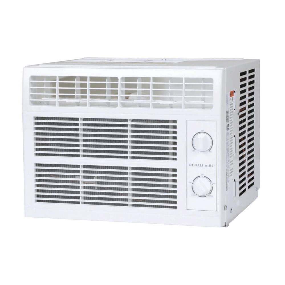 5000 BTU 115V Modern Window Air Conditioner Manual 2 Speed Auto Restart Function