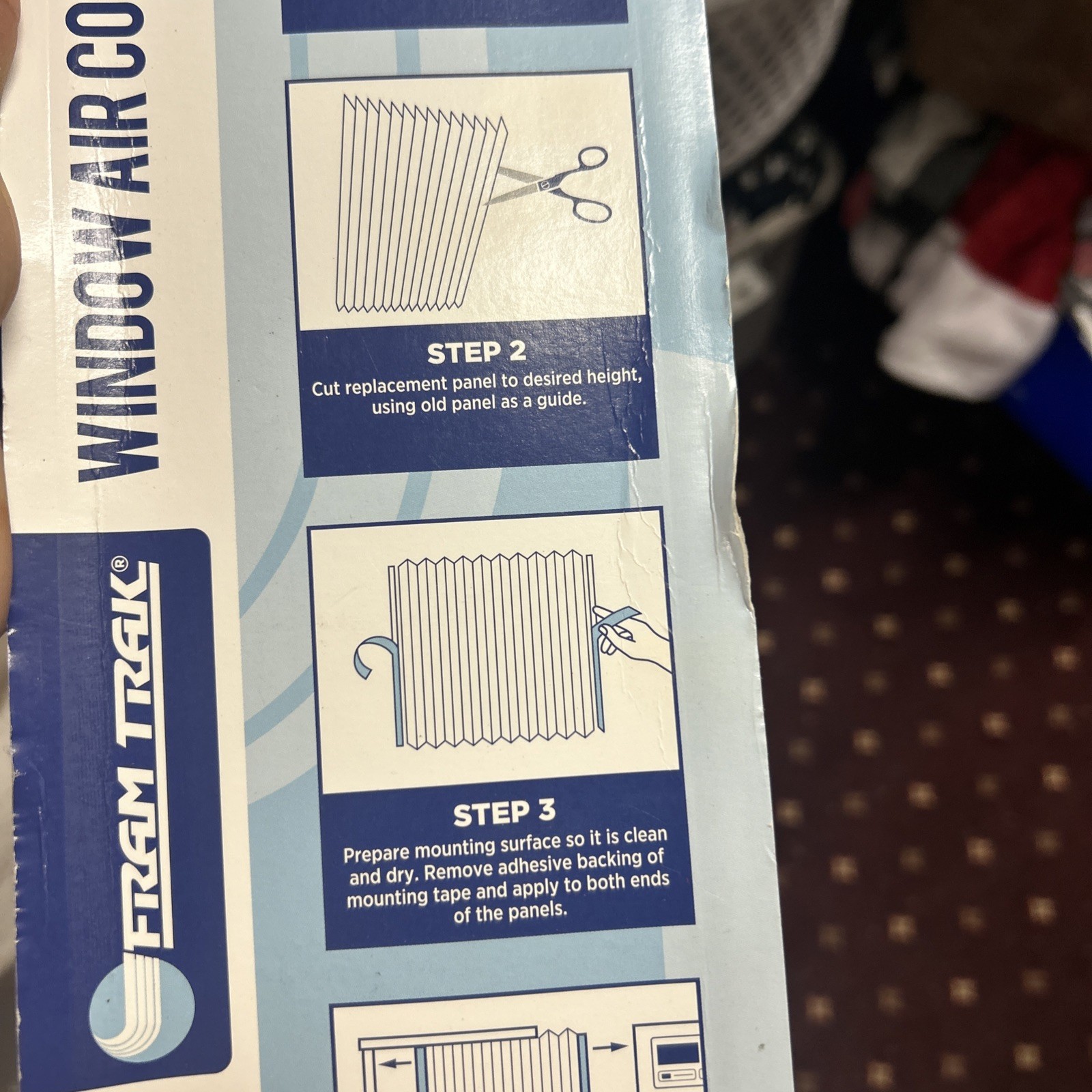 FRAM TRAK window air conditioner side panels