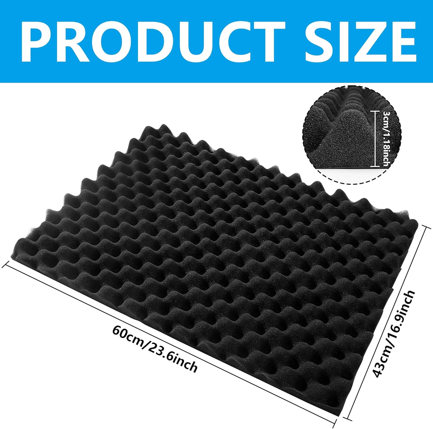 23.6&Prime;x16.9&Prime; Air Conditioner Drip Cushion, Window Removable Magnetic Cushion,Air