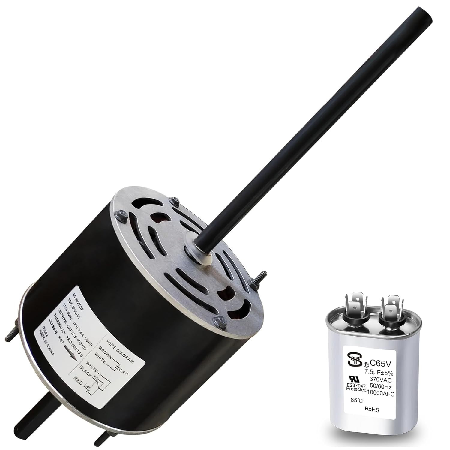 High-Performance RV AC Fan Motor for Coleman Mach Air Conditioners – Metal Build