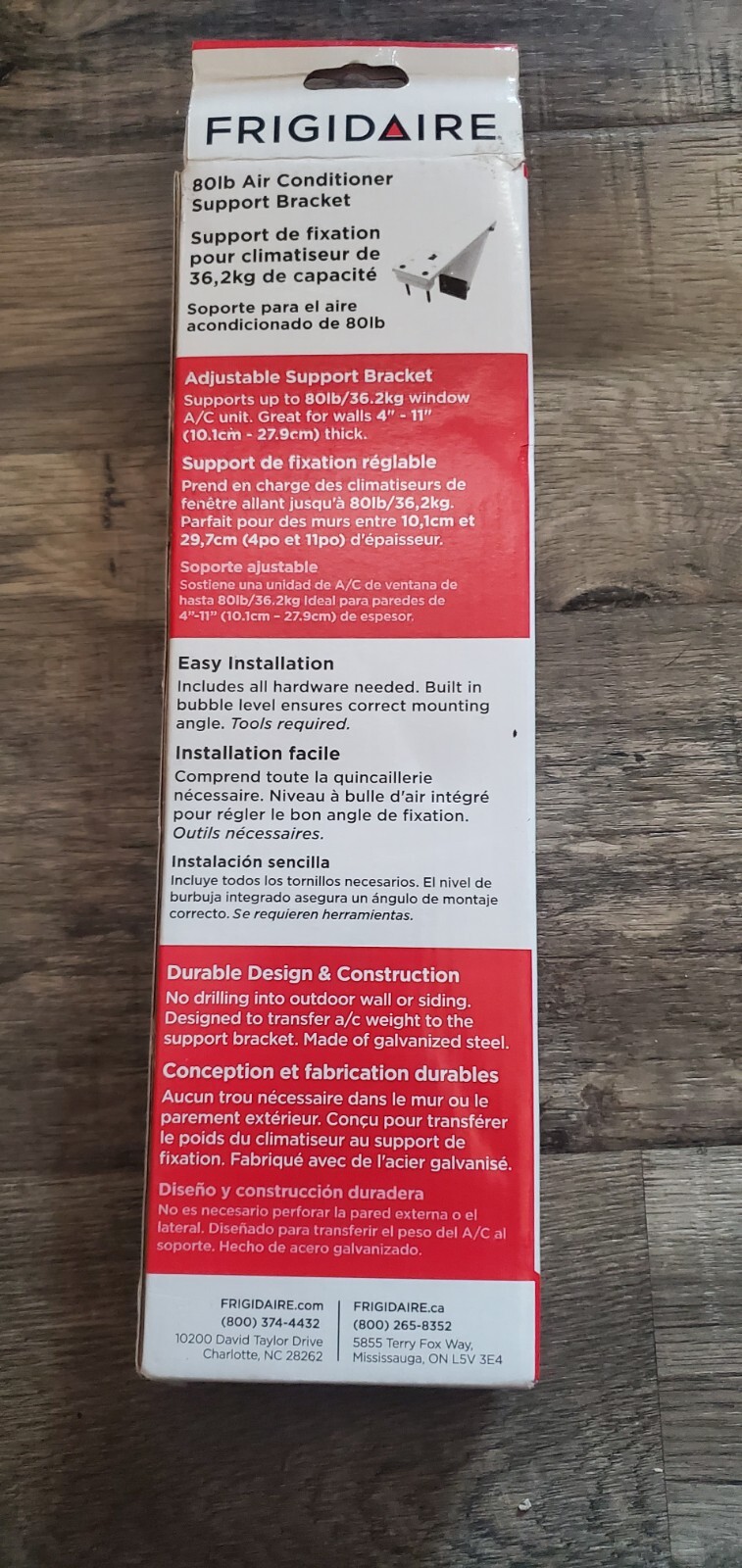 New Sealed Frigidaire 80lb Air Conditioner Support Bracket 18FFRACBO1