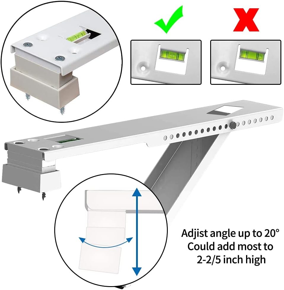 Window Air Conditioner Support Bracket Relieves Weight Stress On The Window
