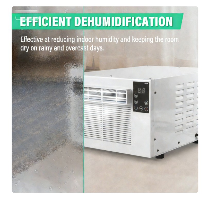 Mobile Small Air Conditioner Refrigerator Desktop With Remote Control 1876BTU