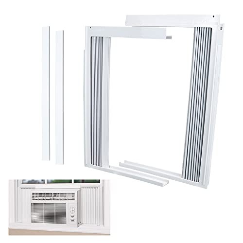Window Air Conditioner Side Panel and Frame Set,AC Accordion Filler 12000BTU