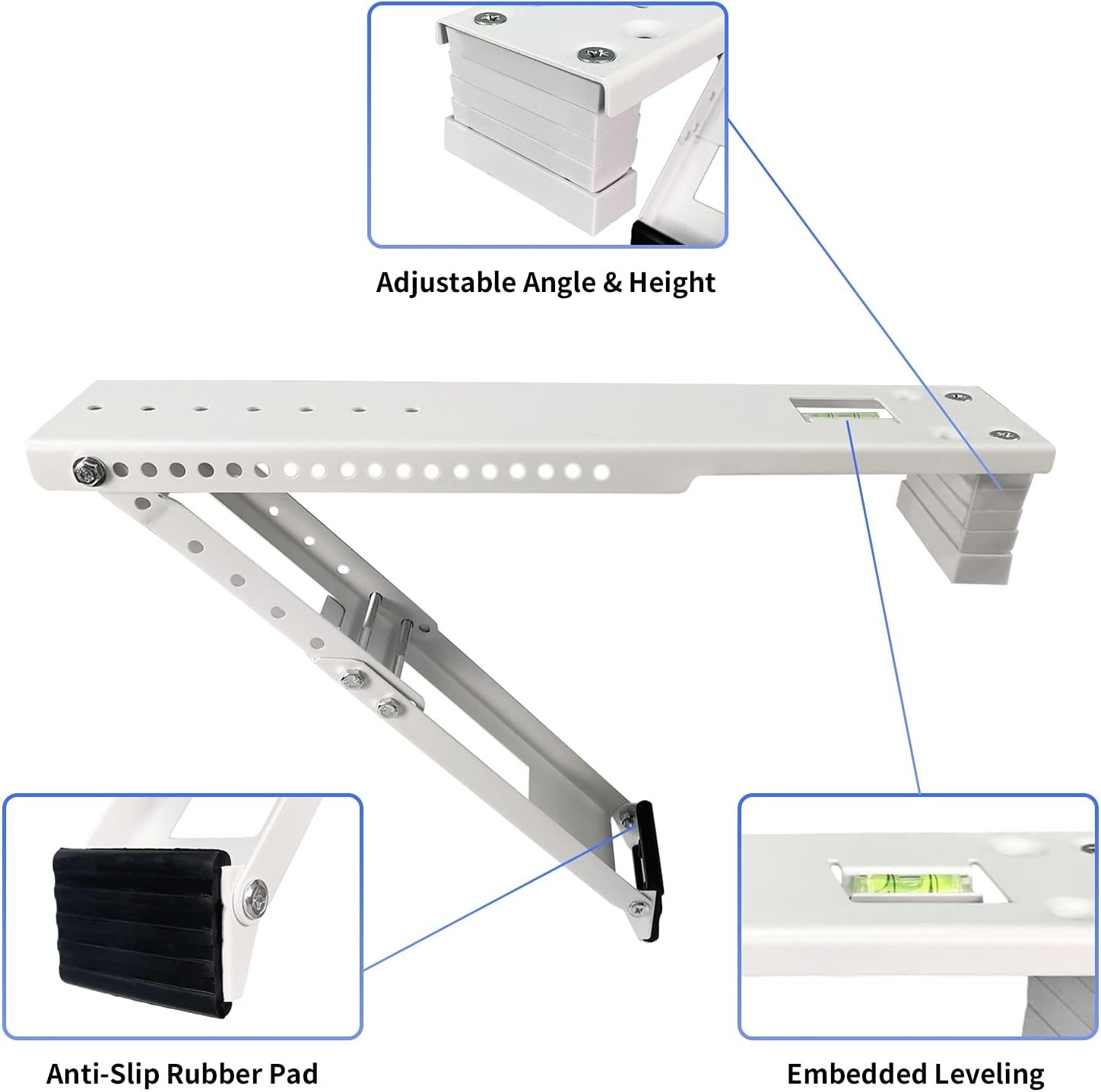 Jeacent AC Window Air Conditioner Support Bracket Heavy Duty, Up to 165 lbs