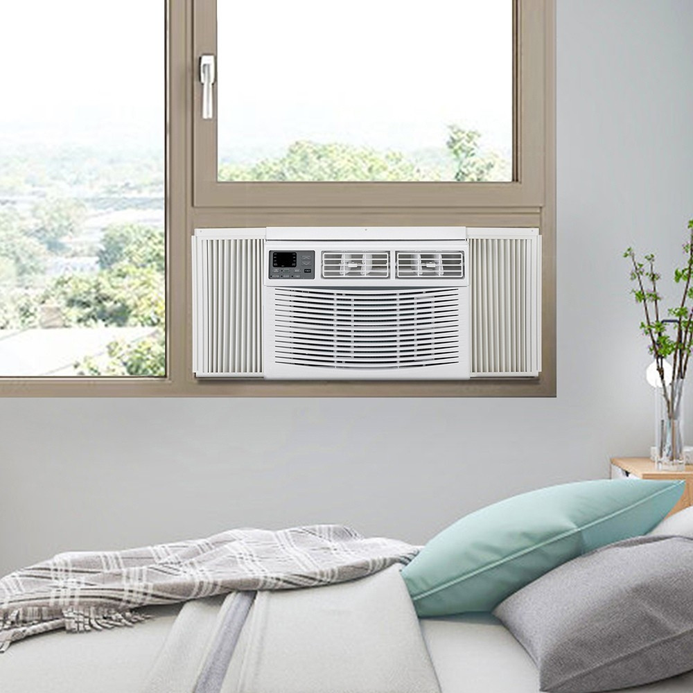 8000 BTU 115V Window Air Conditioner w/Remote Control & LED Digital Panel, Wifi