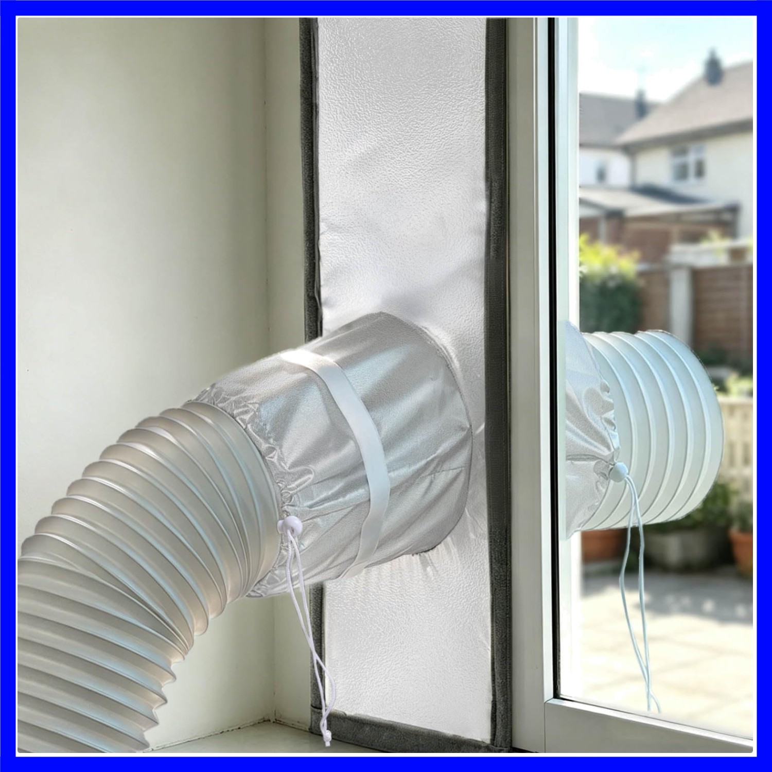 Adjustable 10 x 39 Inch Window Vent Kit | Stops Hot Air and Saves Energy
