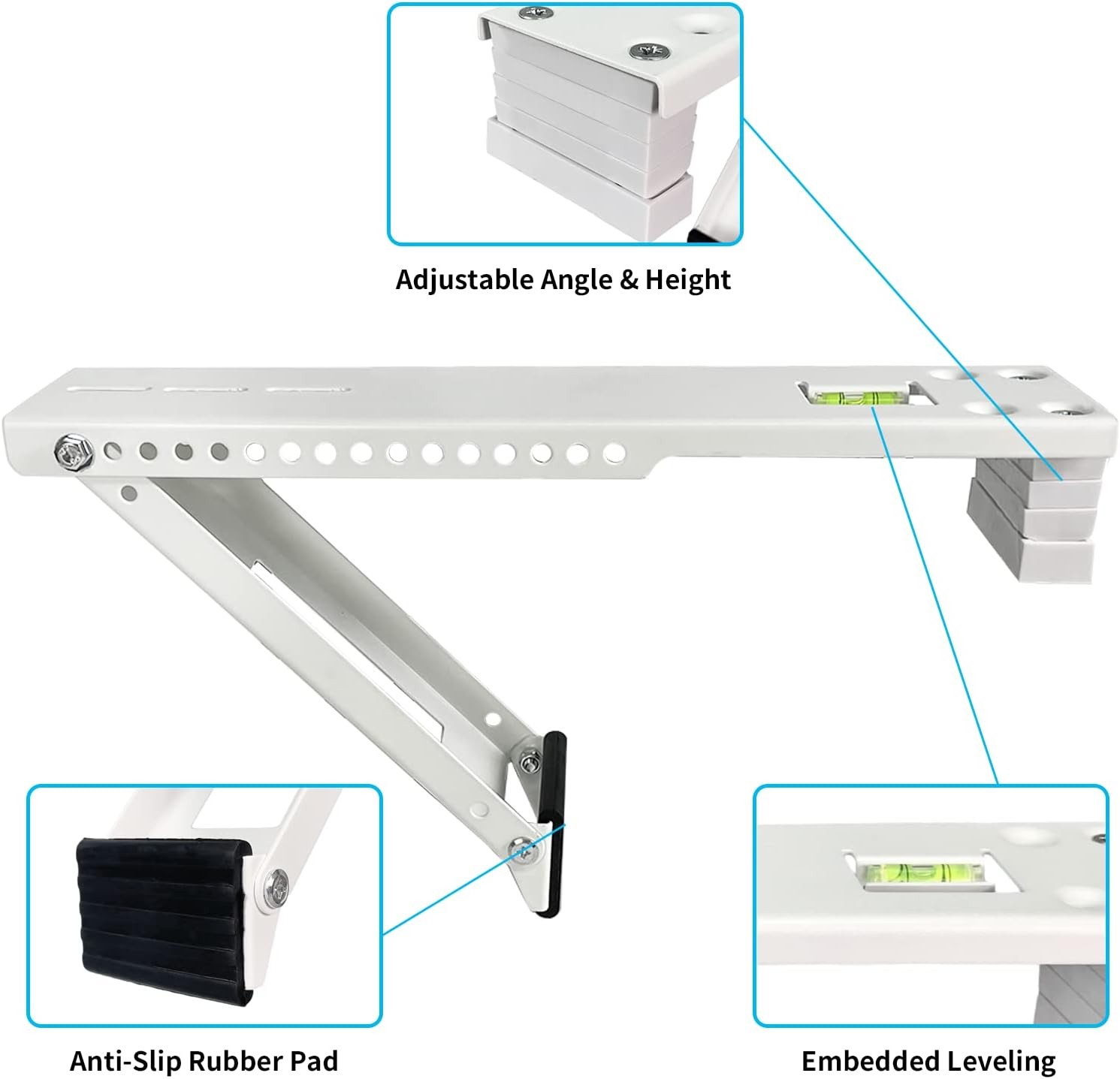Window Air Conditioner Support Bracket Window AC Bracket Light Duty Up to 165