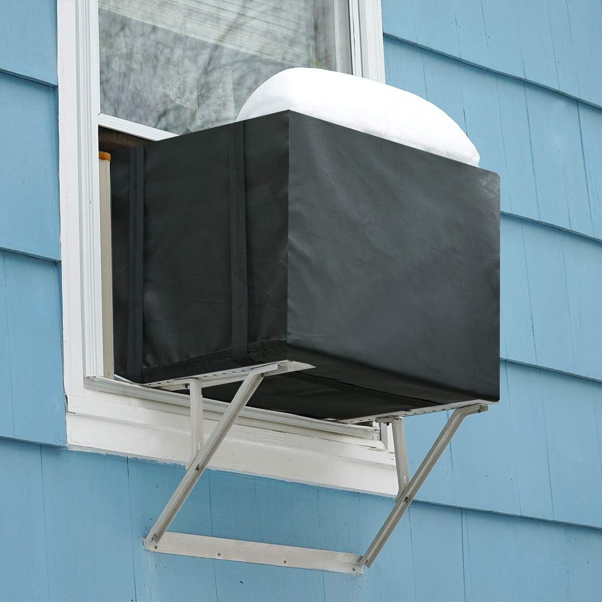 Outdoor Window AC Cover Waterproof Oxford 21x16x15 Protects 3000-7000 BTU