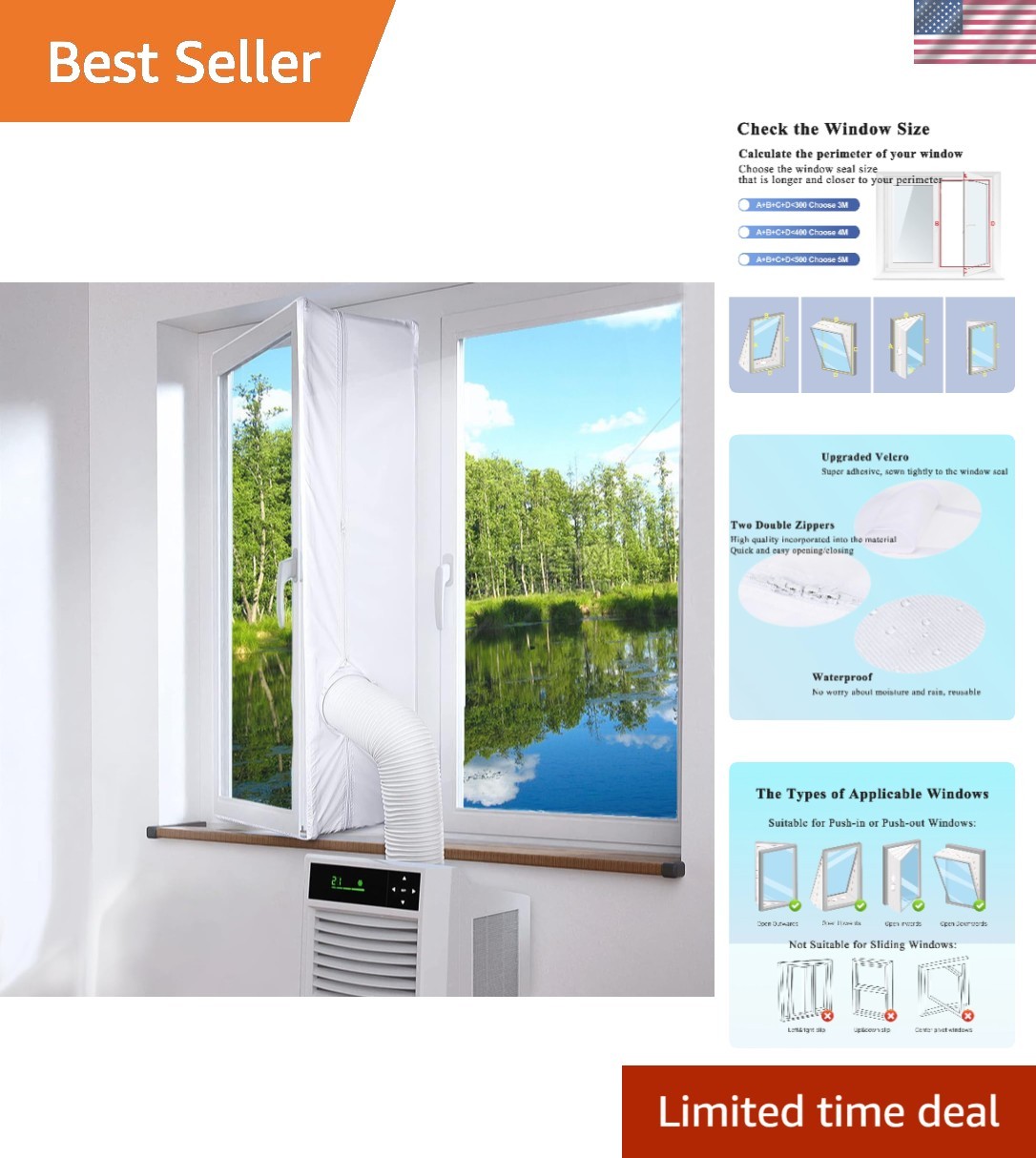 Window Seal Kit for Casement Windows 400CM 157