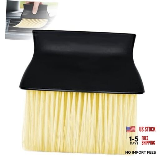 Car Interior Brush, Automotive Interior Dusting Brush, Car Interior Yellow