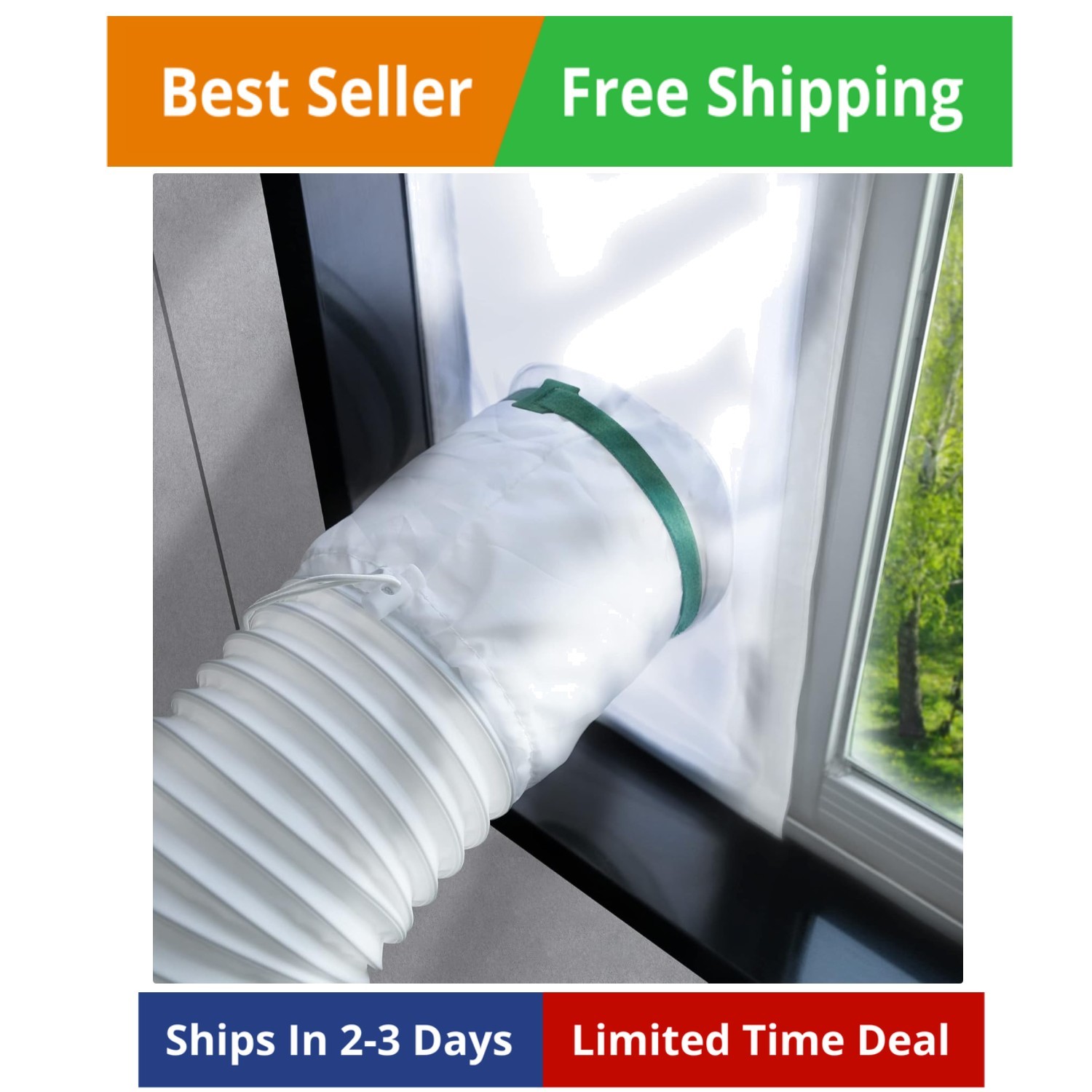 Window Seal for Portable Air Conditioner, 100% Sealing Effect AC Window Seal …