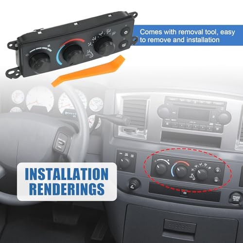 P55056569AC A/C Heater Climate Control Module Compatible with 2006-2008 Dodge