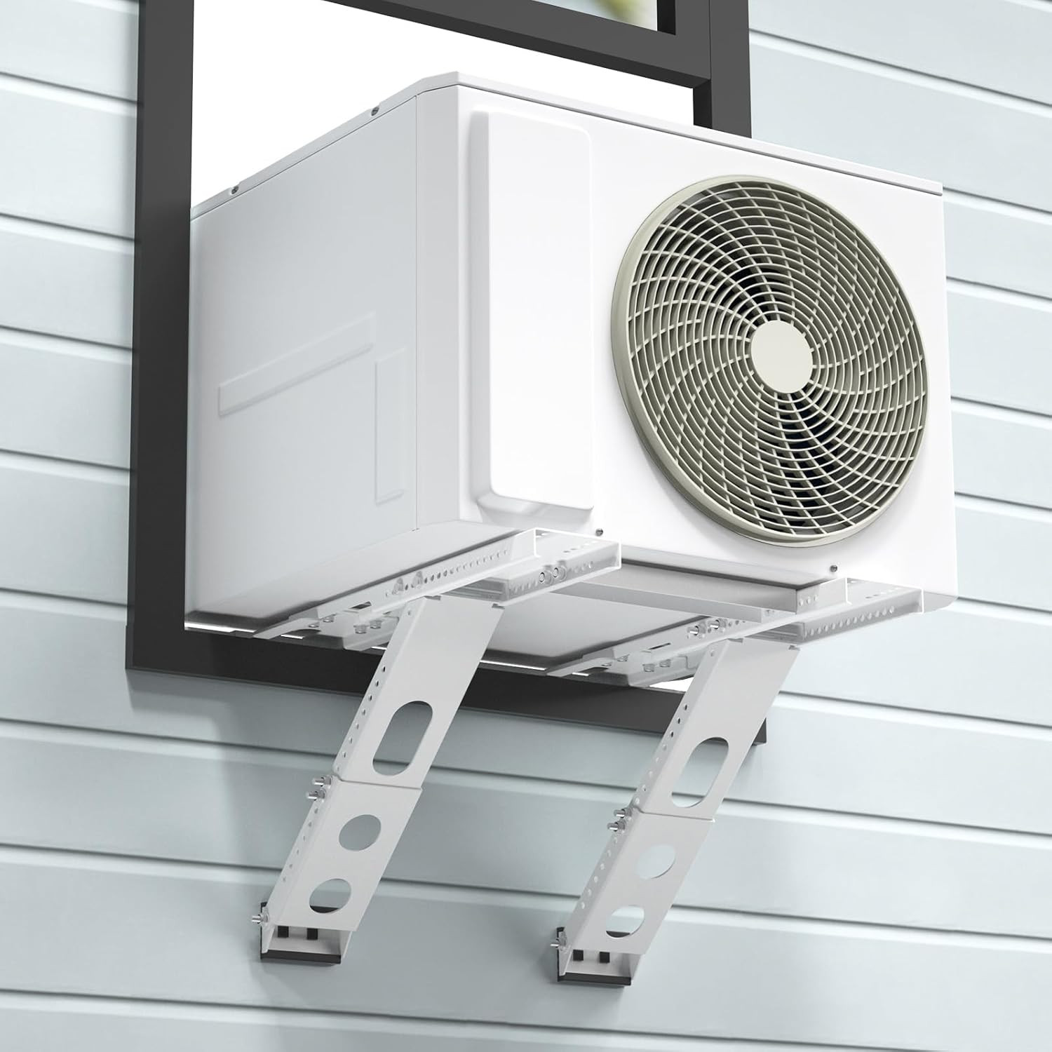 Air Conditioner Support Bracket, Adjustable Window Air Conditioner Bracket, No D