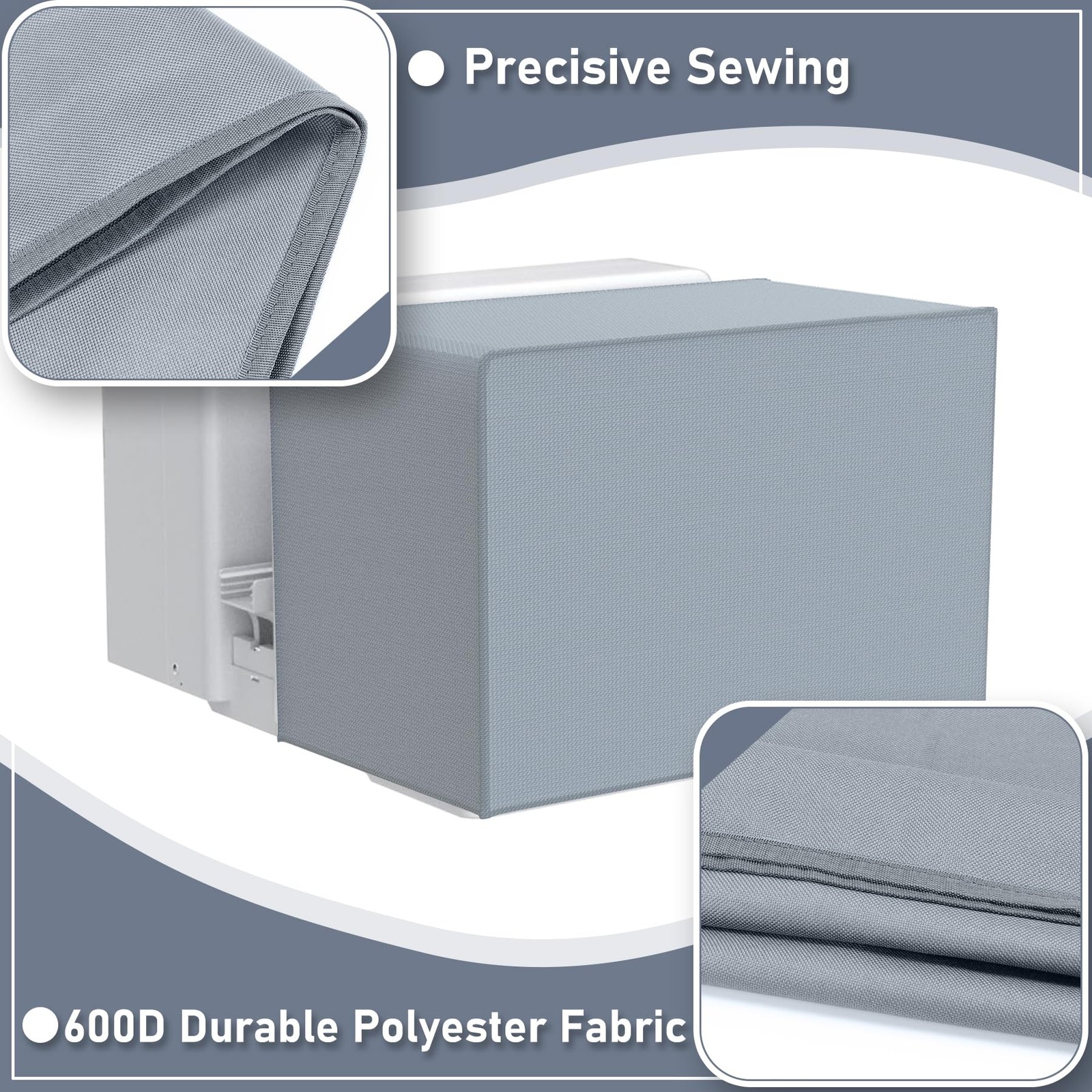 Flamorrow Air Conditioner Cover for U-shaped 8000, 10000, 12000 BTU Window Unit,