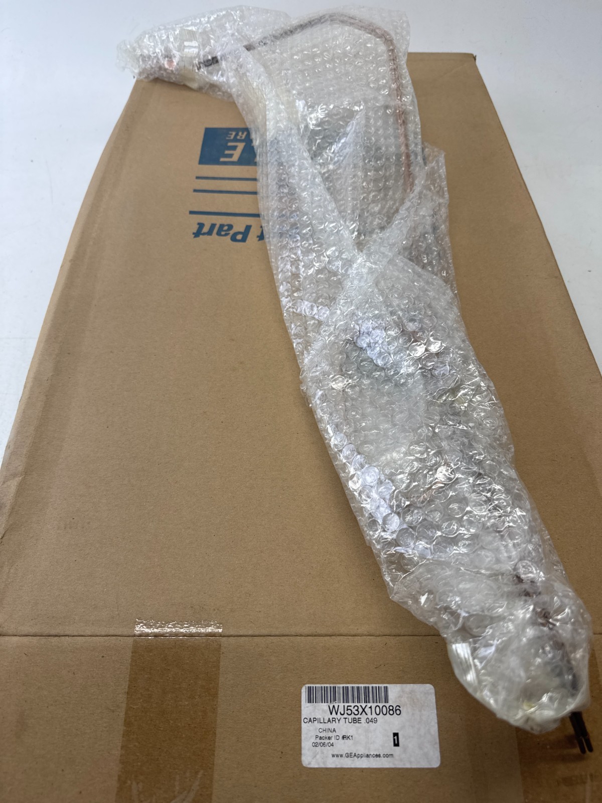 Genuine OEM General Electric WJ53X10086 Room Air Conditioner Capillary Tube