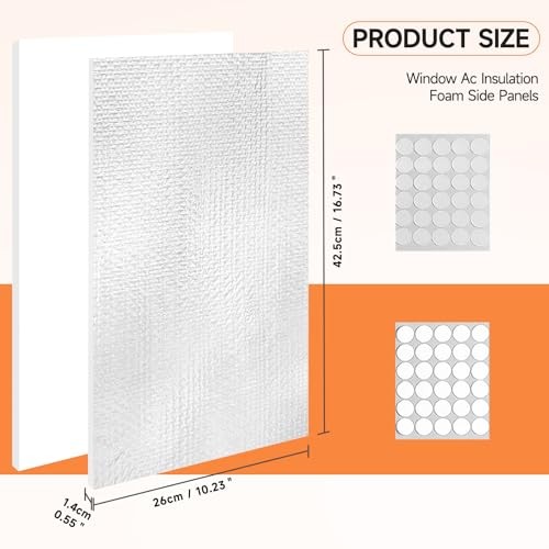 Window Air Conditioner Insulated Foam Panels, | Winter Surround Style 1