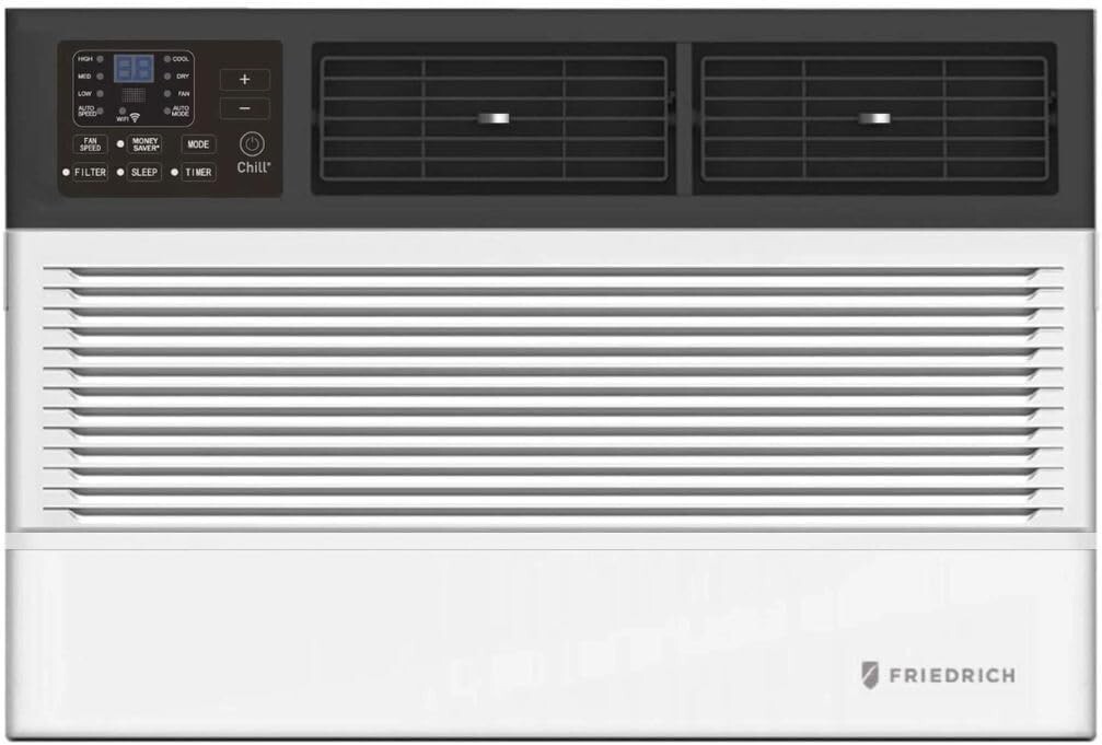 Friedrich 8000 BTU Smart Wi-Fi Window/Wall Air Conditioner with Electric Heat