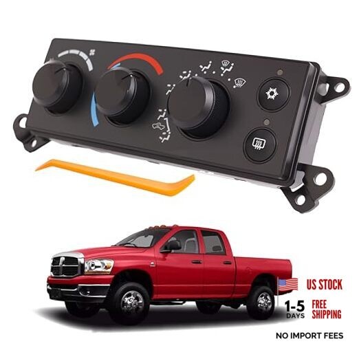 A/C Climate Control Module Panel Fits for 2006-2008 Dodge Ram 1500 Air