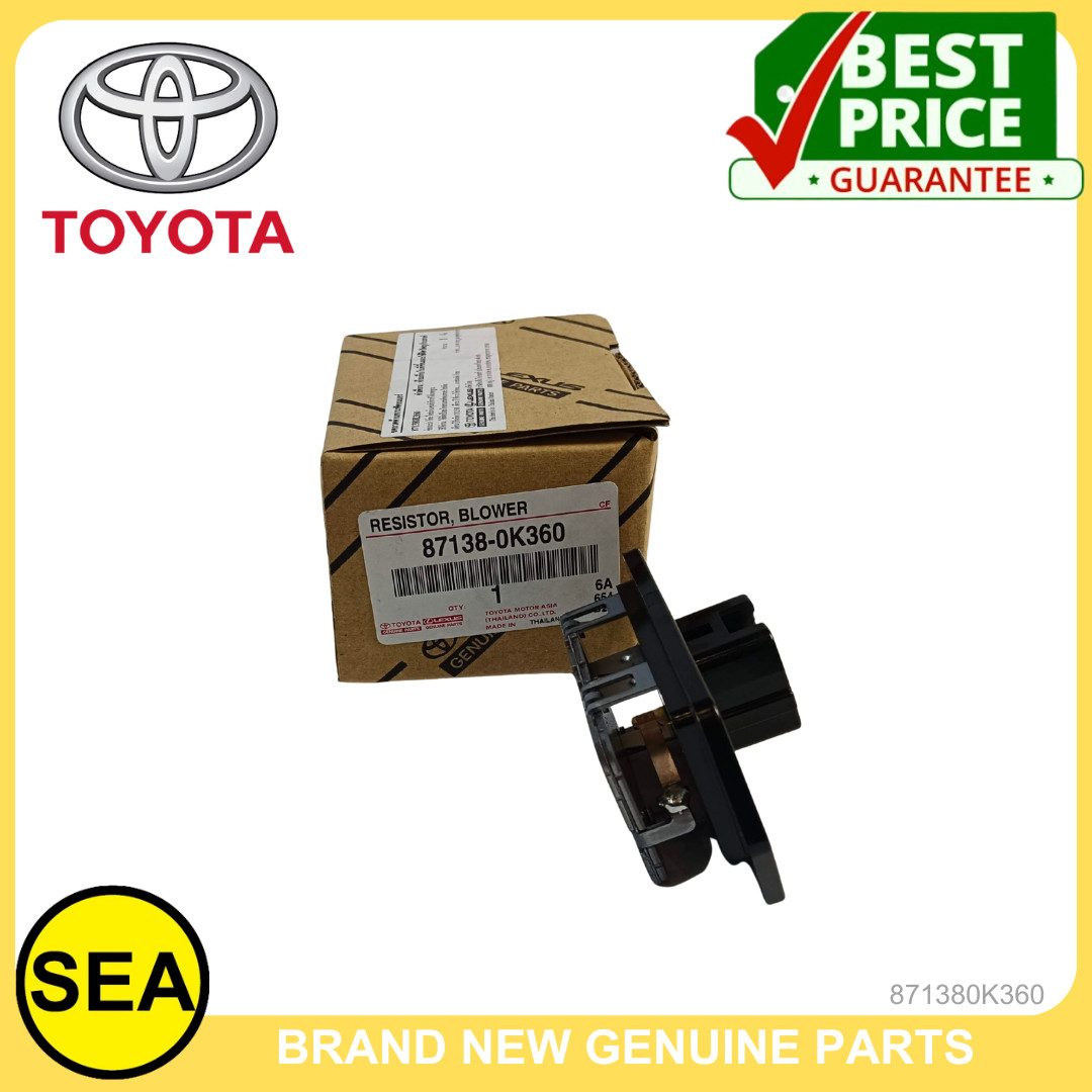 AIR CONDITIONER FAN RESISTANCE COIL FOR TOYOTA GUN12# ZRE210 #871380K360 (1PC)