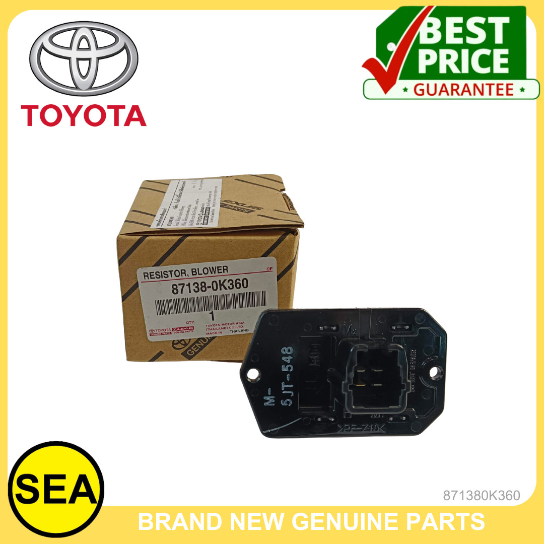 AIR CONDITIONER FAN RESISTANCE COIL FOR TOYOTA GUN12# ZRE210 #871380K360 (1PC)
