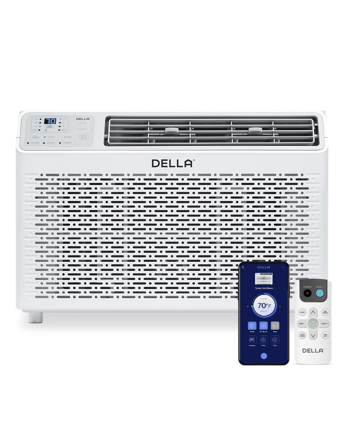 10000 BTU Energy Saving Window Air Conditioner, Cools Up to 450 Sq.Ft.