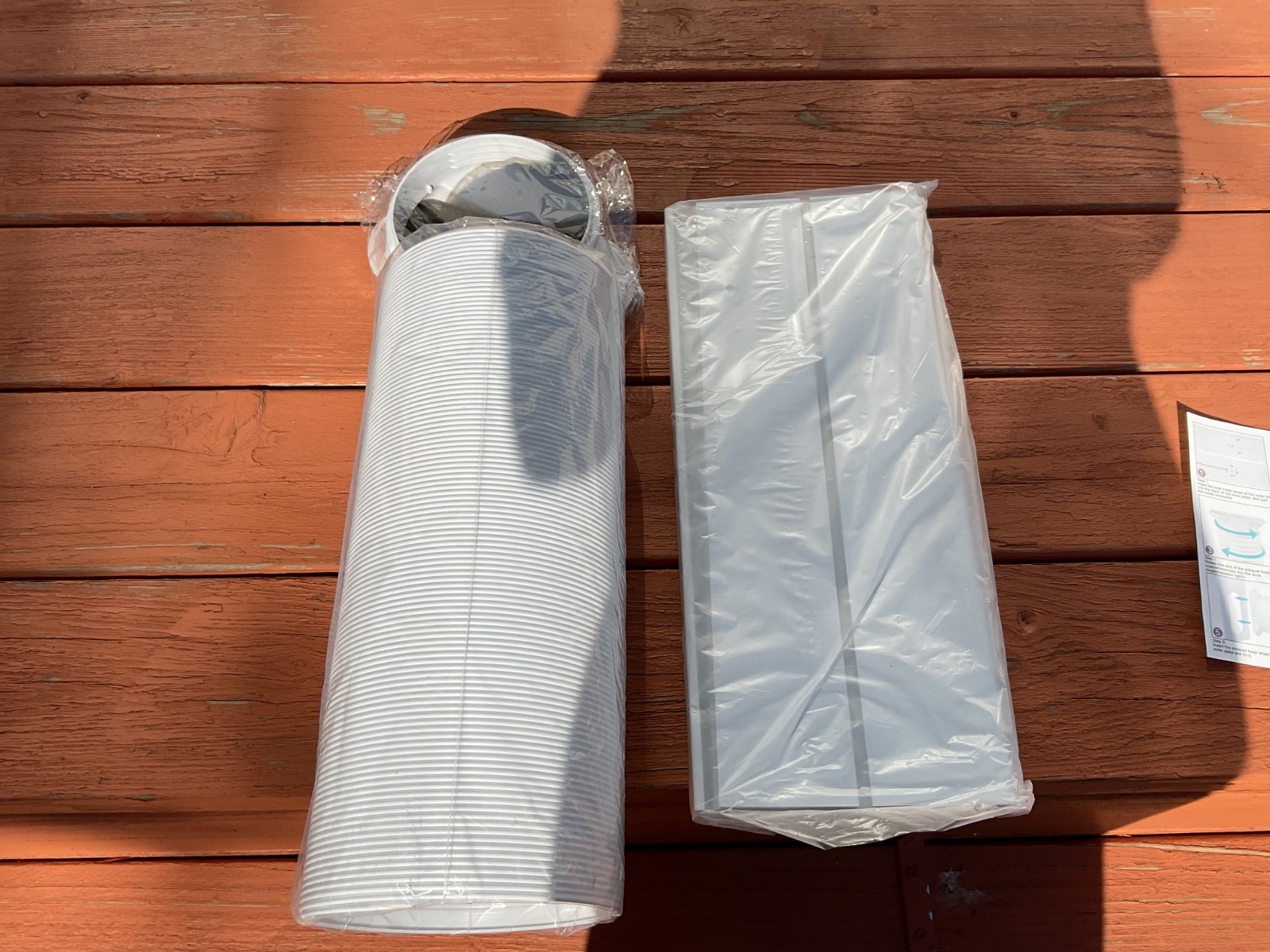 Portable Air Conditioner Window Vent Kit with 59&Prime; Length Hose Adjustable
