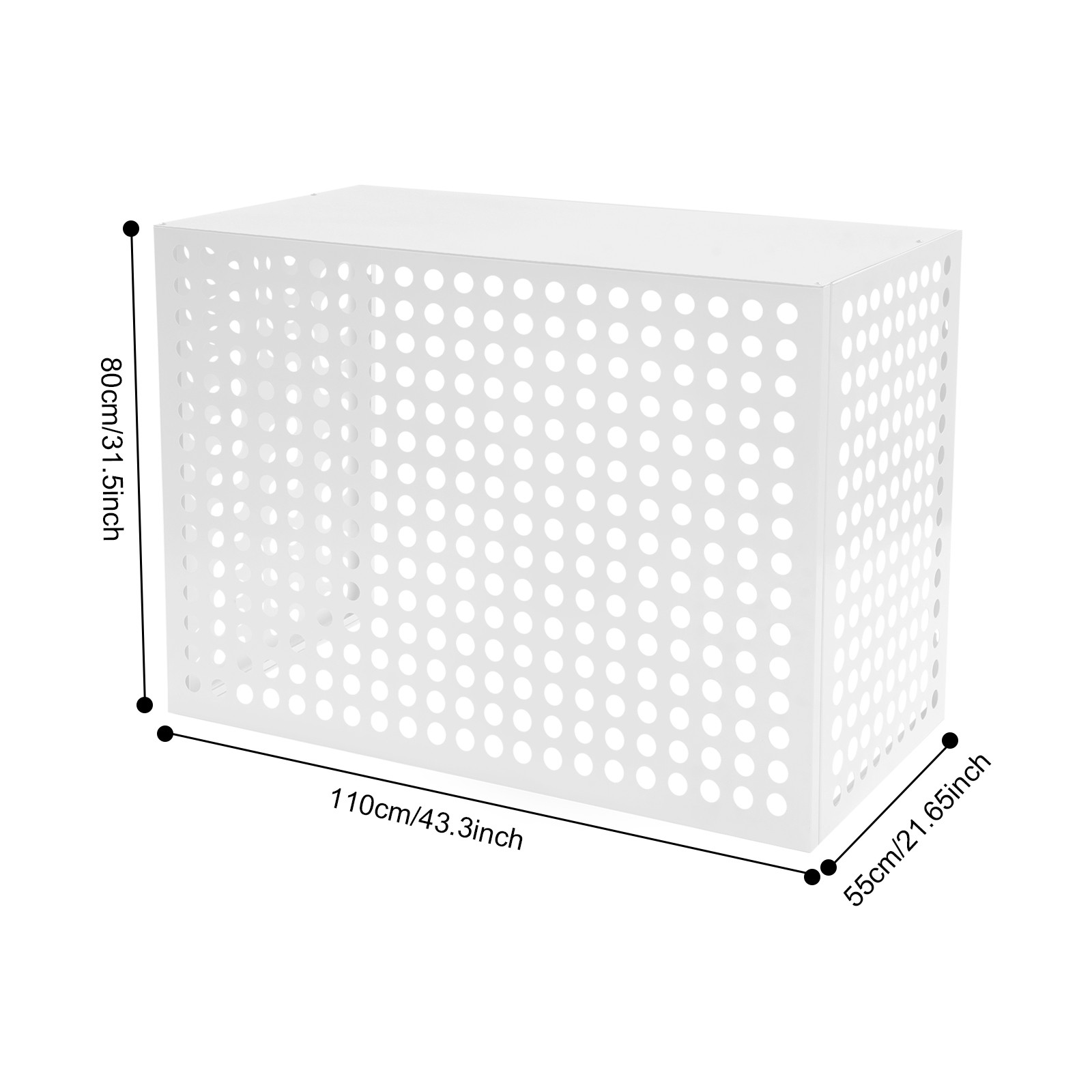 Stylish Privacy Fence for Air Conditioning Unit – Durable Aluminum Alloy