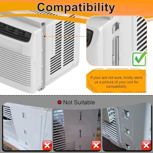 LBG Products Window Air Conditioner Side Panel and Frame Set,AC Accordion Fil…