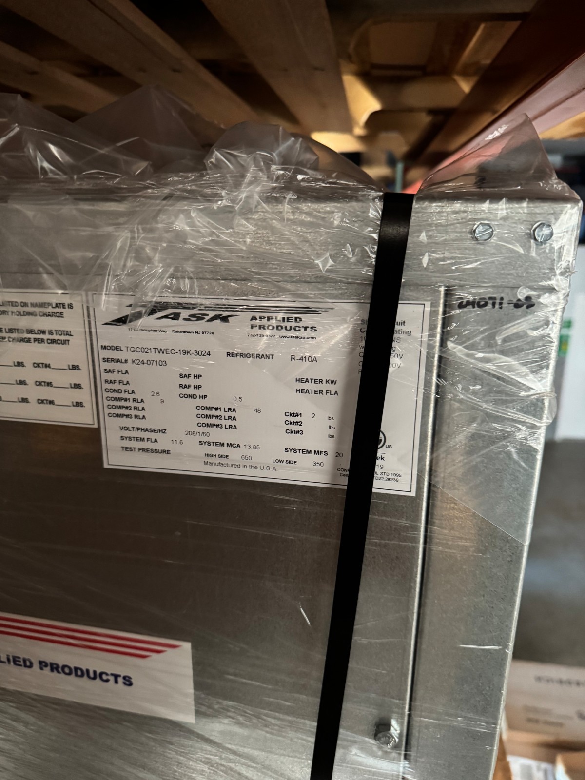 Task Condensers TGC021TWEC-25K & TGC021TWEC-19K
