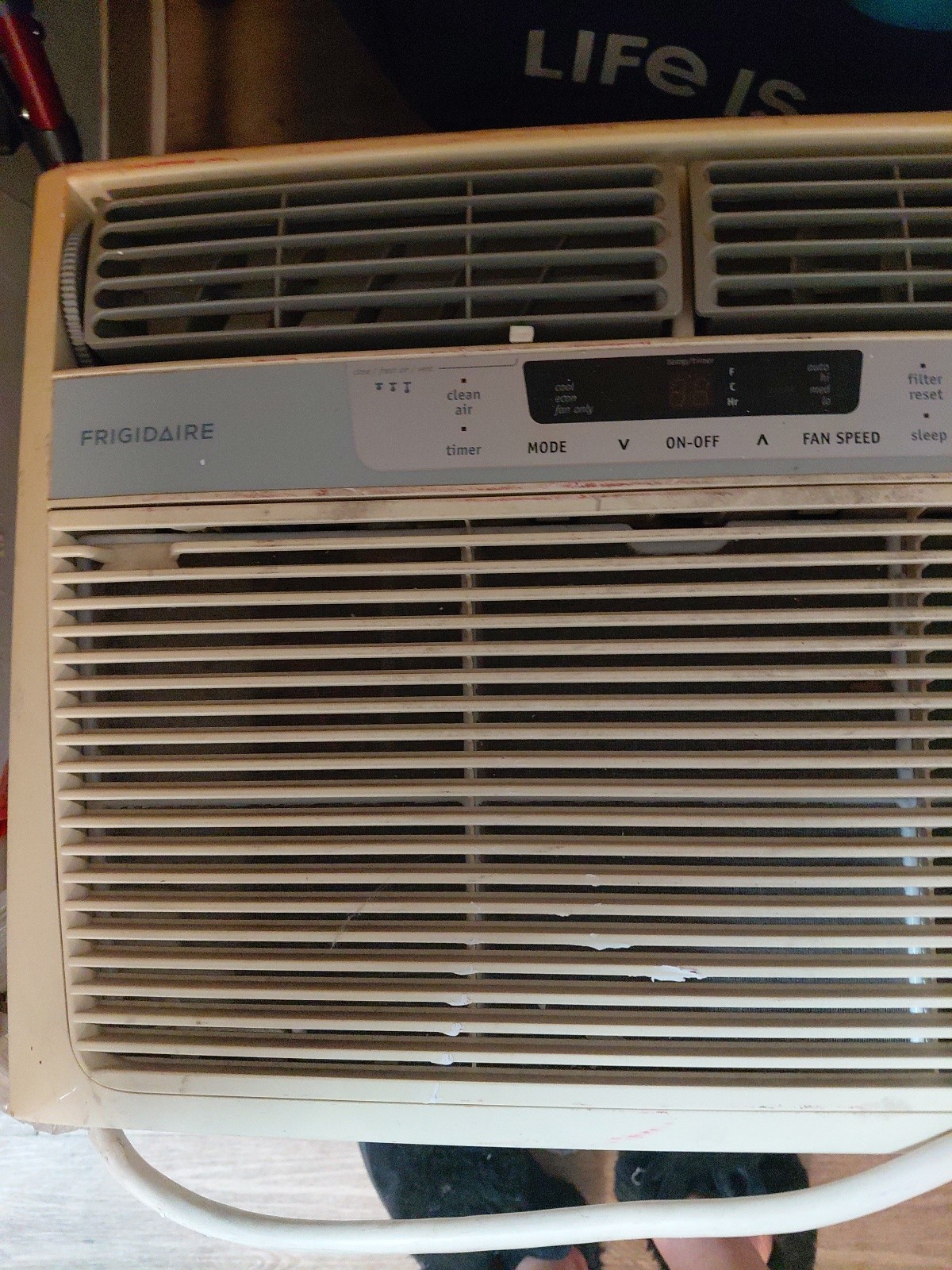 Frigidaire 12000 BTU White Window AC, Digital Controls, Timer, Sleep Mode