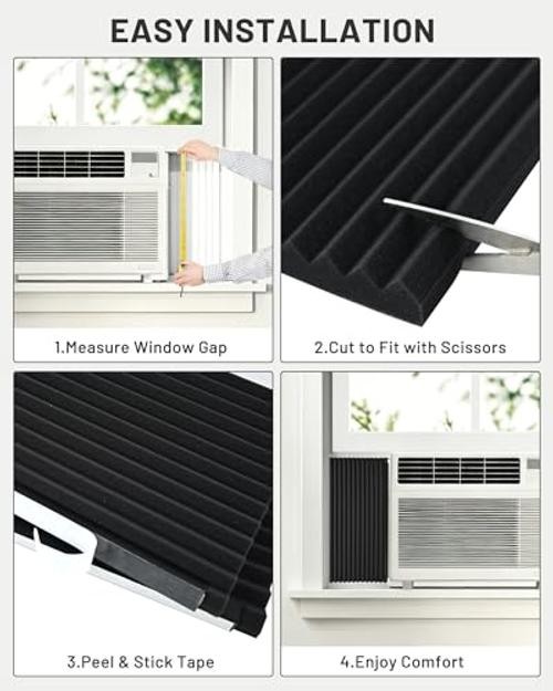 Universal Window AC Side Panels Insulated Foam Panels for Air Conditioner